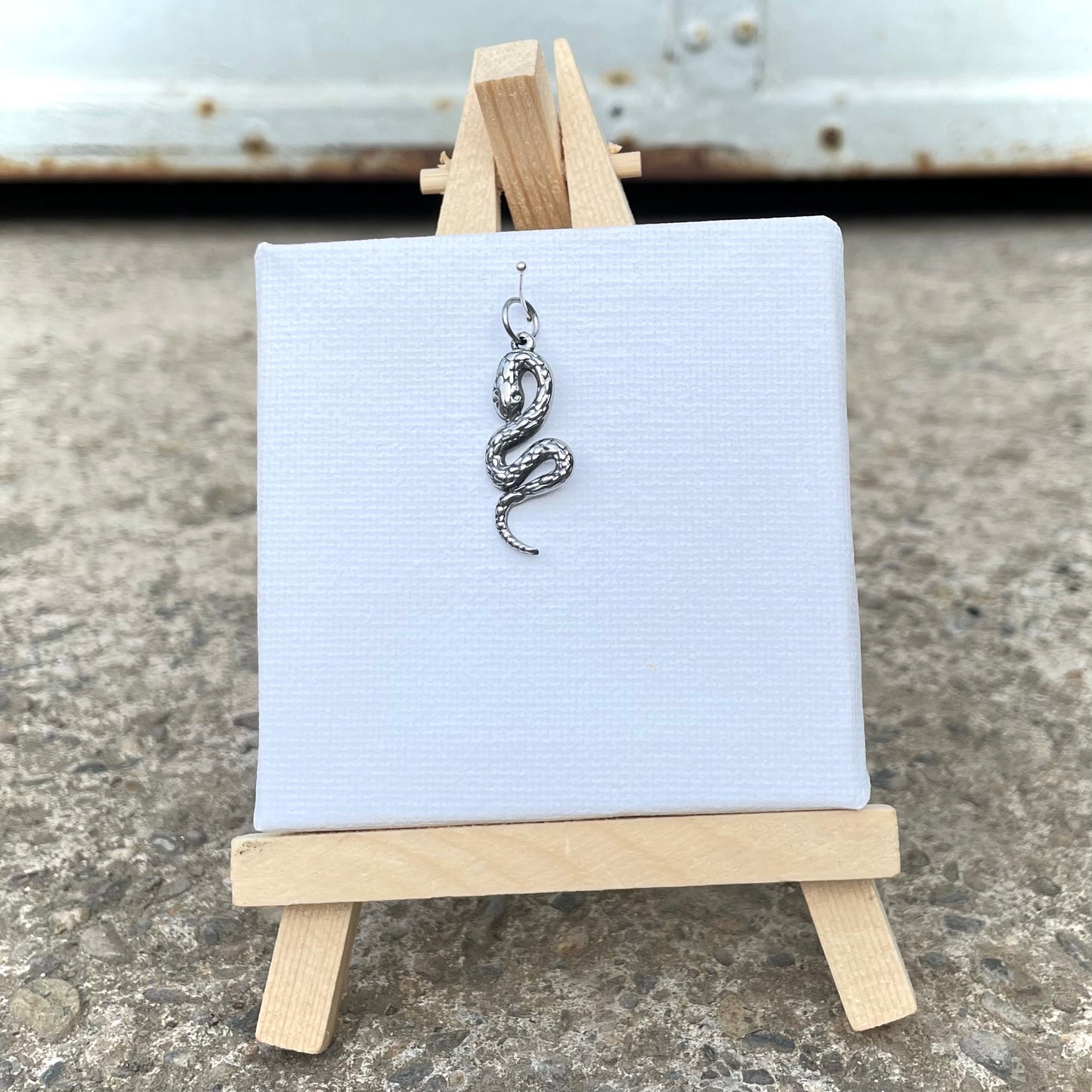 Charm -Schlange- Silber