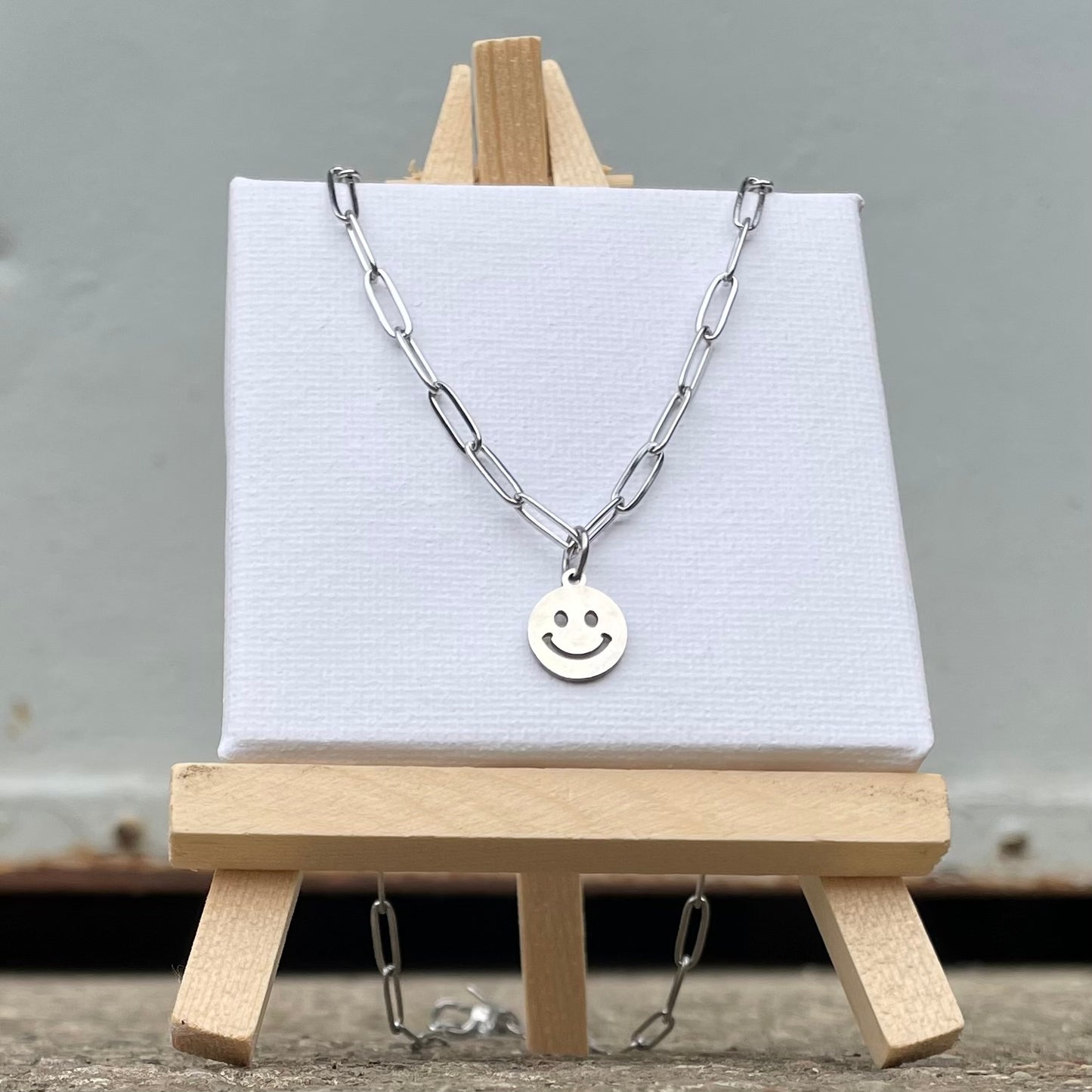 Kette-Happy Collection 🙂 57 cm, Silber