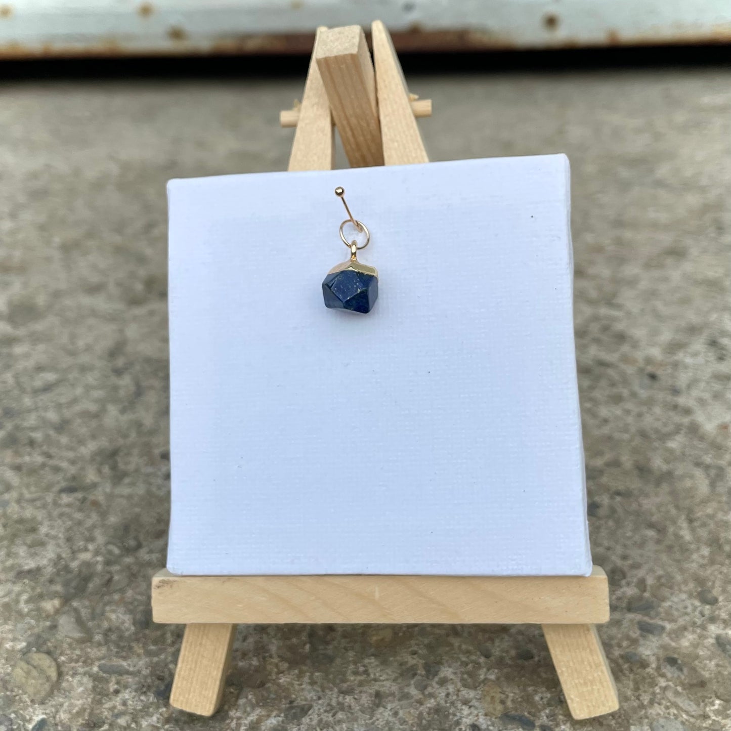 Charm -Lapislazuli- Gold