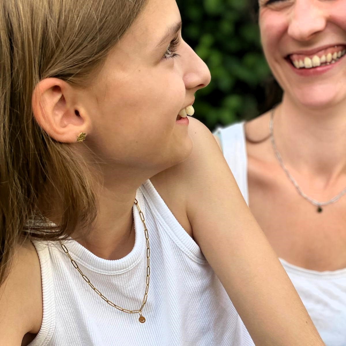 Kette Happy Collection 🙂 Silber, Kinder-Edition, 42 cm