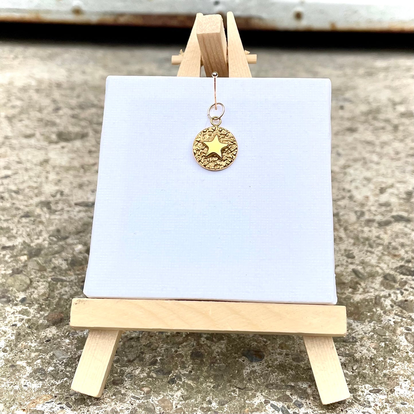 Charm -Stern 3D- Gold