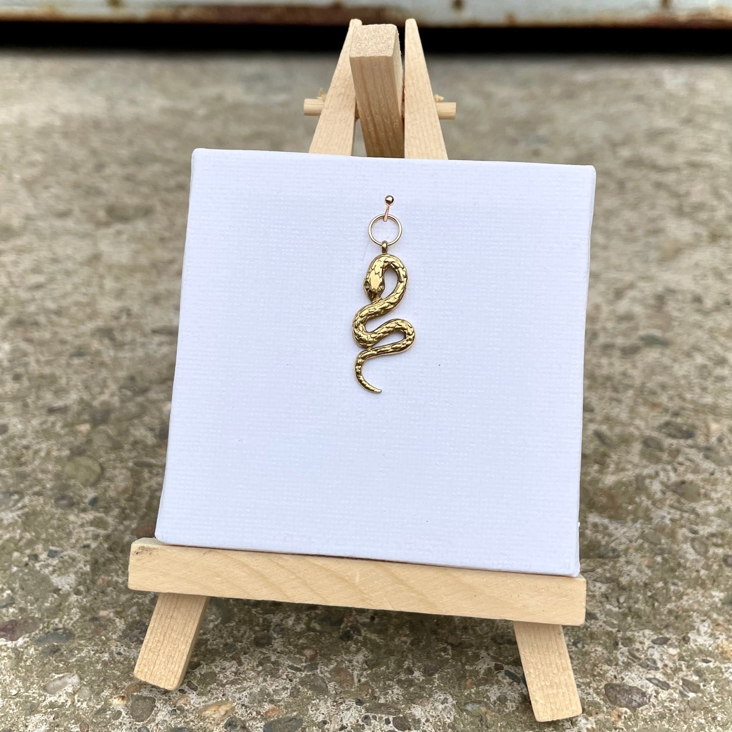 Charm -Schlange- Gold