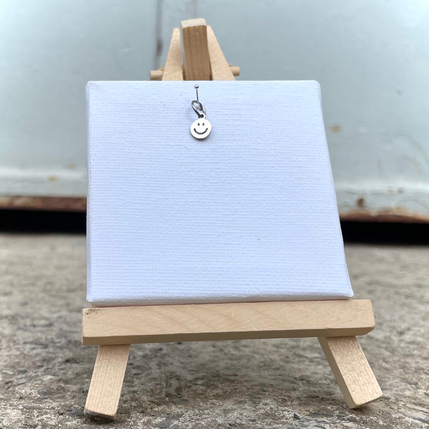 Charm -Smile mini- Silber
