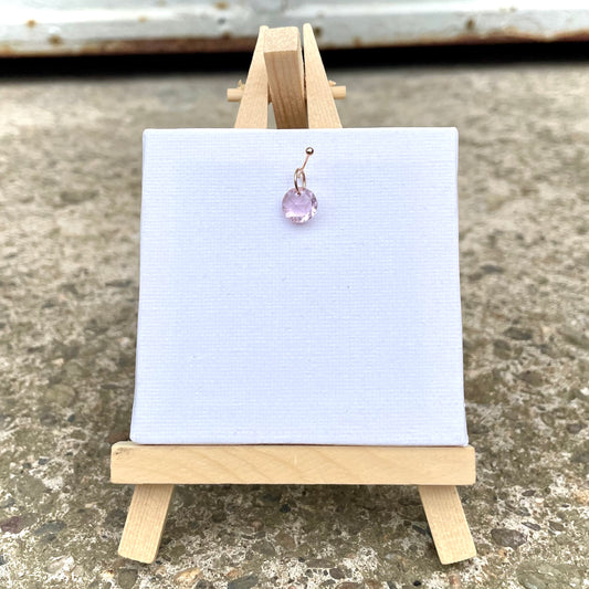 Charm -GlasRosa- Gold